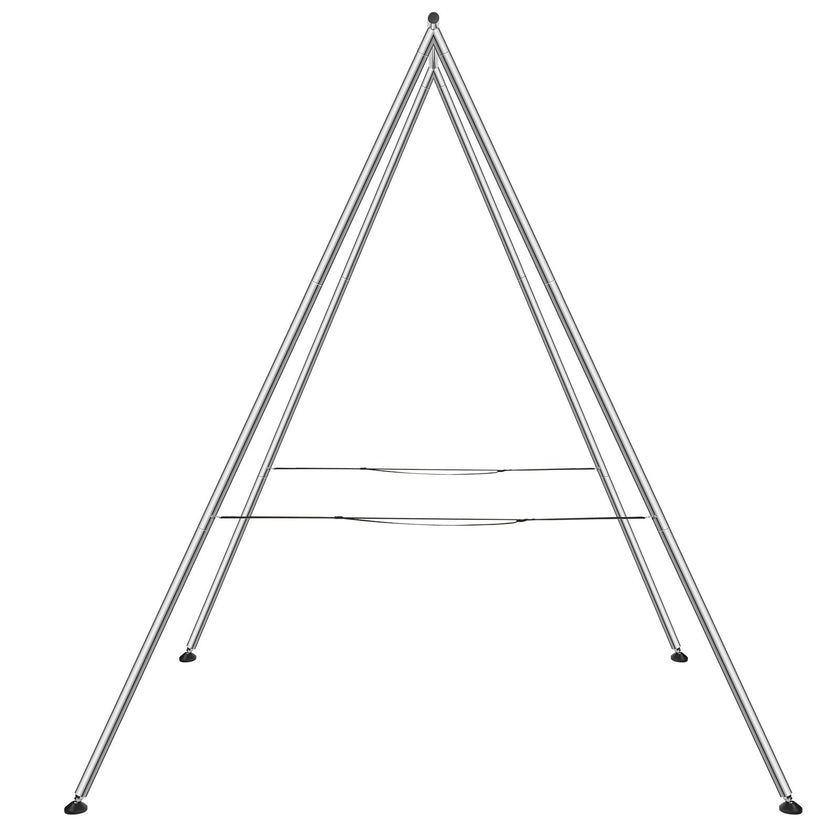 VEVOR Aerial Yoga Frame, 9.67 ft Height Yoga Swing Stand, Max 551.15 lbs Load Chrome-Plated Steel Pipe Inversion Yoga Swing Stand Yoga Rig Yoga Sling Inversion Equipment for Indoor Outdoor Aerial Yoga