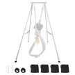 VEVOR Yoga Stand Frame, 9.6 ft Length Swing Stand, Max 551.2 lbs Load Triangular Structure Aerial Rig, Aerial Silk Stands for Yoga Enthusiasts, Non-Slip Base, Lightweight, Detachable Design