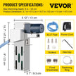 VEVOR Belt Oil Skimmer 9