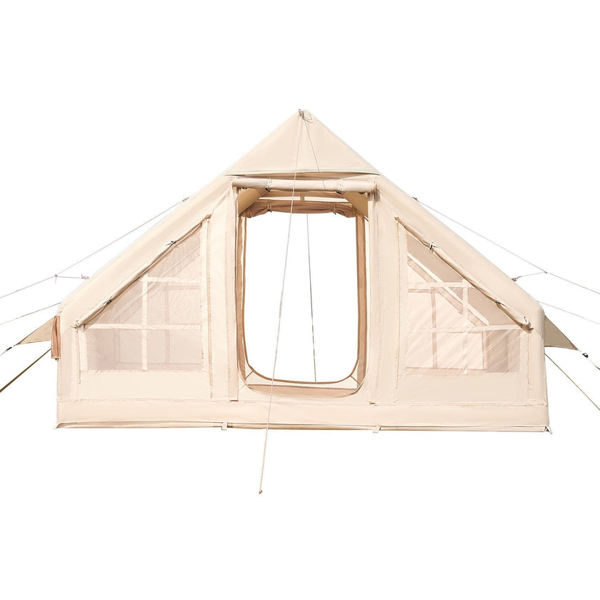 VEVOR Inflatable Tent for Camping 3-5 Person Glamping Tent with Pump Easy Set up