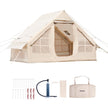 VEVOR Inflatable Tent for Camping 3-5 Person Glamping Tent with Pump Easy Set up