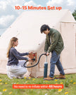VEVOR Inflatable Tent for Camping 3-5 Person Glamping Tent with Pump Canopy