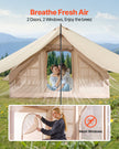 VEVOR Inflatable Tent for Camping 3-5 Person Glamping Tent with Pump Canopy