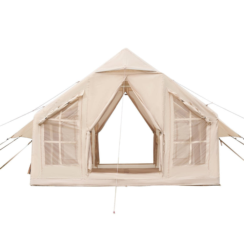 VEVOR Inflatable Tent for Camping 4-6 Person Glamping Tent with Pump Easy Set up