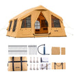 VEVOR Inflatable Tent for Camping 12-16 Person Glamping Tent with Pump Easy Set up