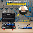 VEVOR Hydraulic Flaring Tool Kit, 45° Double Flaring Tool, Brake Repair Brake Flaring Tools for 3/16