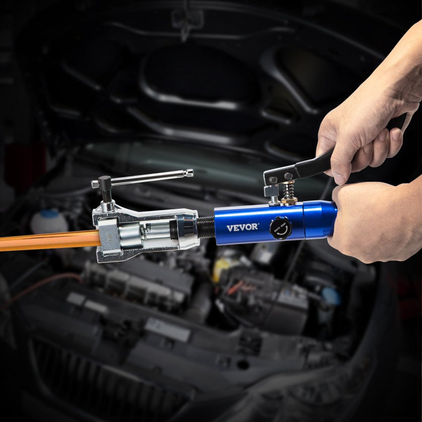 VEVOR Hydraulic Flaring Tool Kit, 45° Double Flaring Tool, Brake Repair Brake Flaring Tools for 3/16