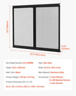 VEVOR RV Screen Door Protector 24.5 x 20 inch Door Grille Aluminum Alloy for Pet