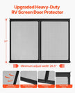 VEVOR RV Screen Door Protector 26.5 x 20 inch Door Grille Aluminum Alloy for Pet
