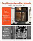 VEVOR RV Screen Door Protector 26.5 x 20 inch Door Grille Aluminum Alloy for Pet