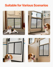 VEVOR RV Screen Door Protector 26.5 x 20 inch Door Grille Aluminum Alloy for Pet