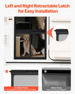 VEVOR RV Screen Door Protector 22.5 x 20 inch Door Grille Aluminum Alloy for Pet