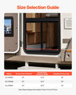 VEVOR RV Screen Door Protector 22.5 x 20 inch Door Grille Aluminum Alloy for Pet