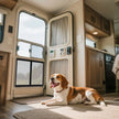 VEVOR RV Screen Door Protector 22.5 x 20 inch Door Grille Aluminum Alloy for Pet