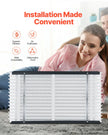 VEVOR Air Filters MERV 11 Electrostatic Pleated Furnace Filter 2-Pack 16x28x4