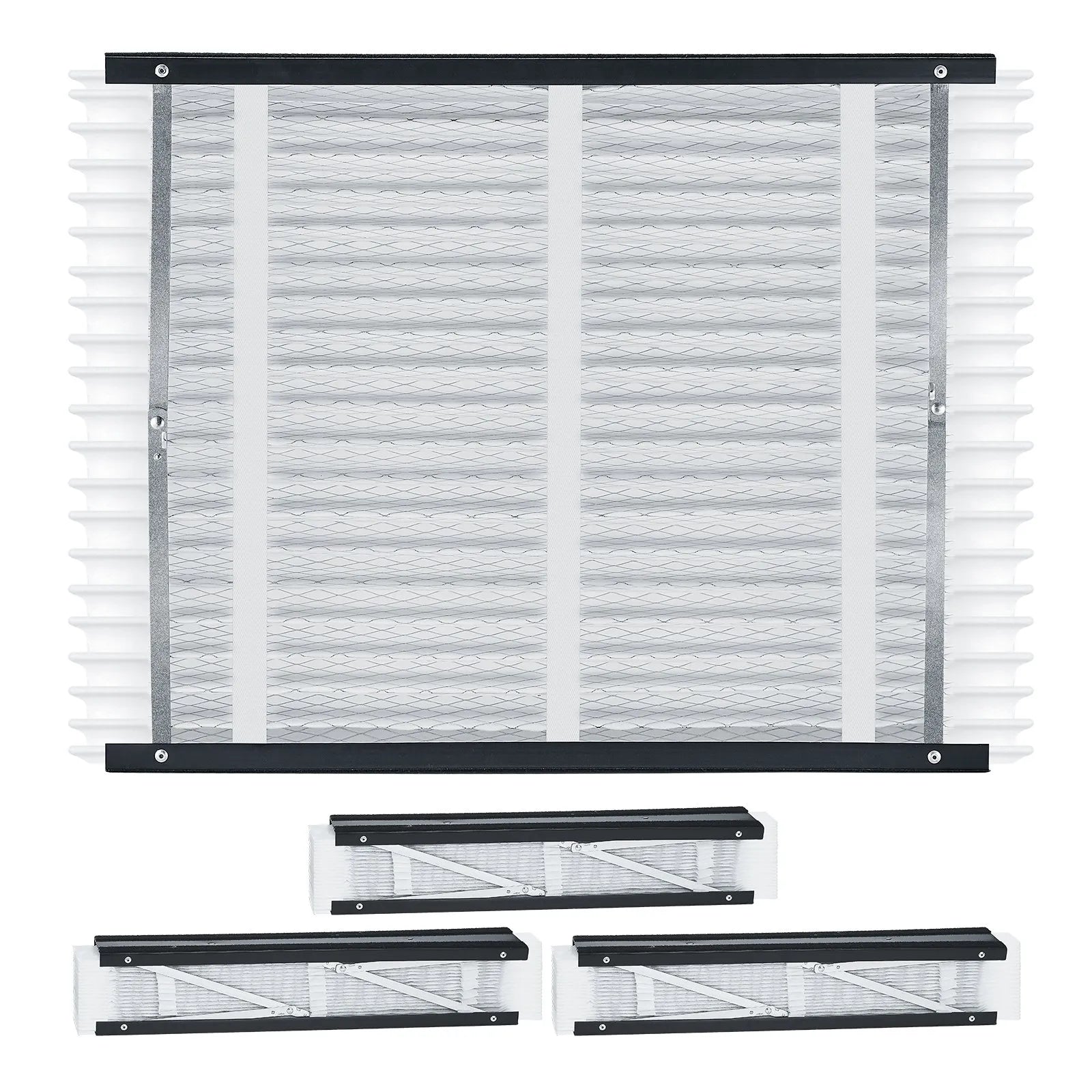 VEVOR Air Filters MERV 11 Electrostatic Pleated Furnace Filter 4-Pack 20x25x4