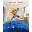 VEVOR Kids Sensory Crash Pad – 5 × 5 ft Foam Landing Mat with Washable Cover, Blue