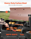 VEVOR Wood Pellet Grill Smoker Outdoor Electric BBQ Grills 575 Sq.in Cook Area