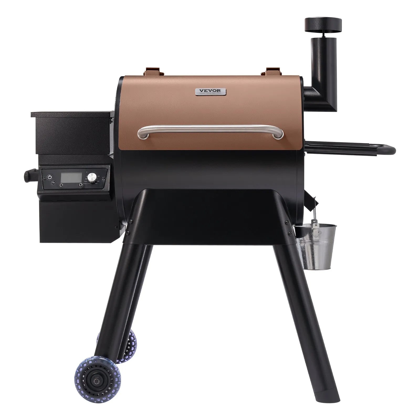 VEVOR Wood Pellet Grill Smoker Outdoor Electric BBQ Grills 575 Sq.in Cook Area