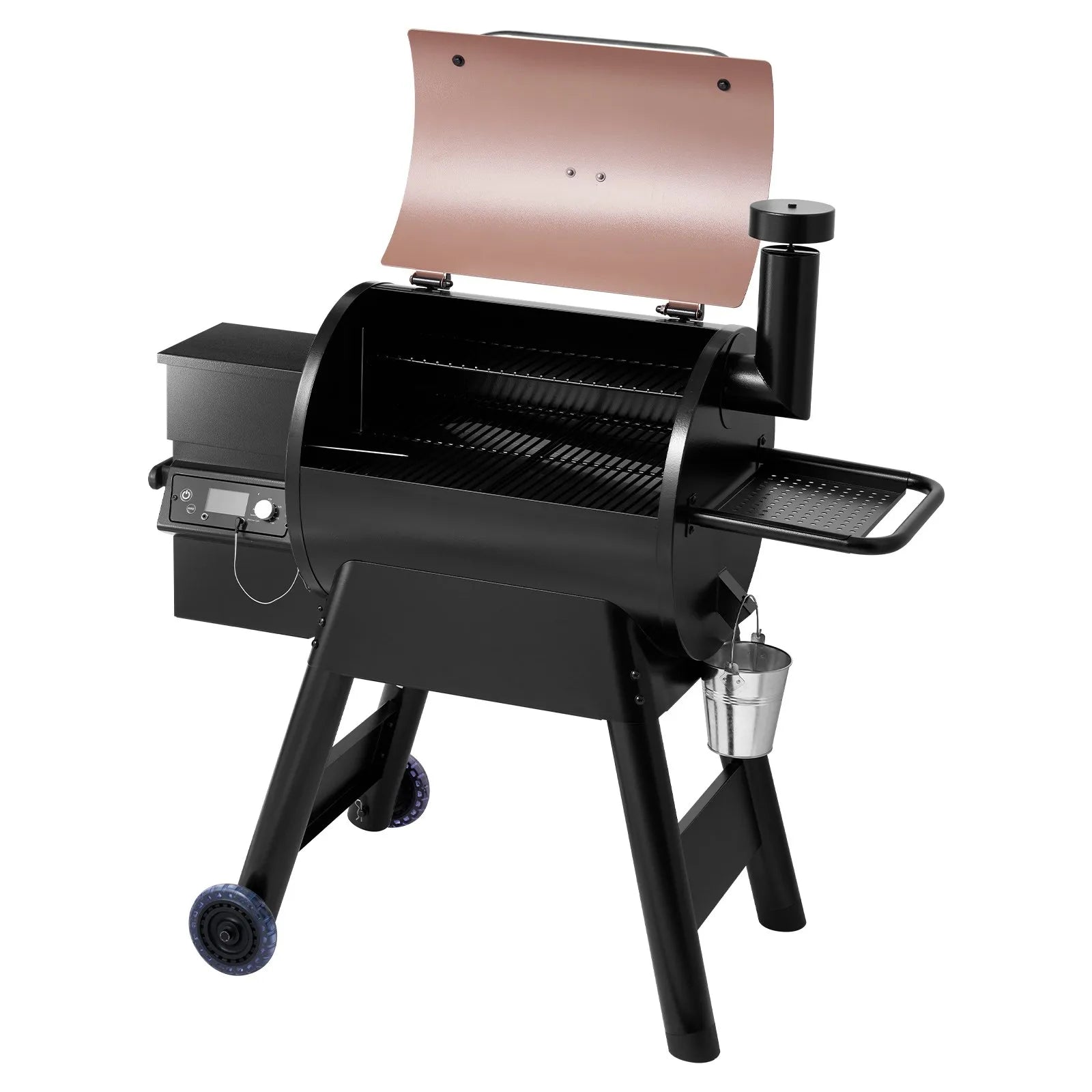 VEVOR Wood Pellet Grill Smoker Outdoor Electric BBQ Grills 575 Sq.in Cook Area