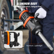 VEVOR 1 Inch Air Impact Wrench, Up to 5175 ft-lbs Beast Reverse Torque Output Pneumatic Impact w/ 8 Inch Anvil for Heavy Duty Machinery/Semi-Truck/Bus