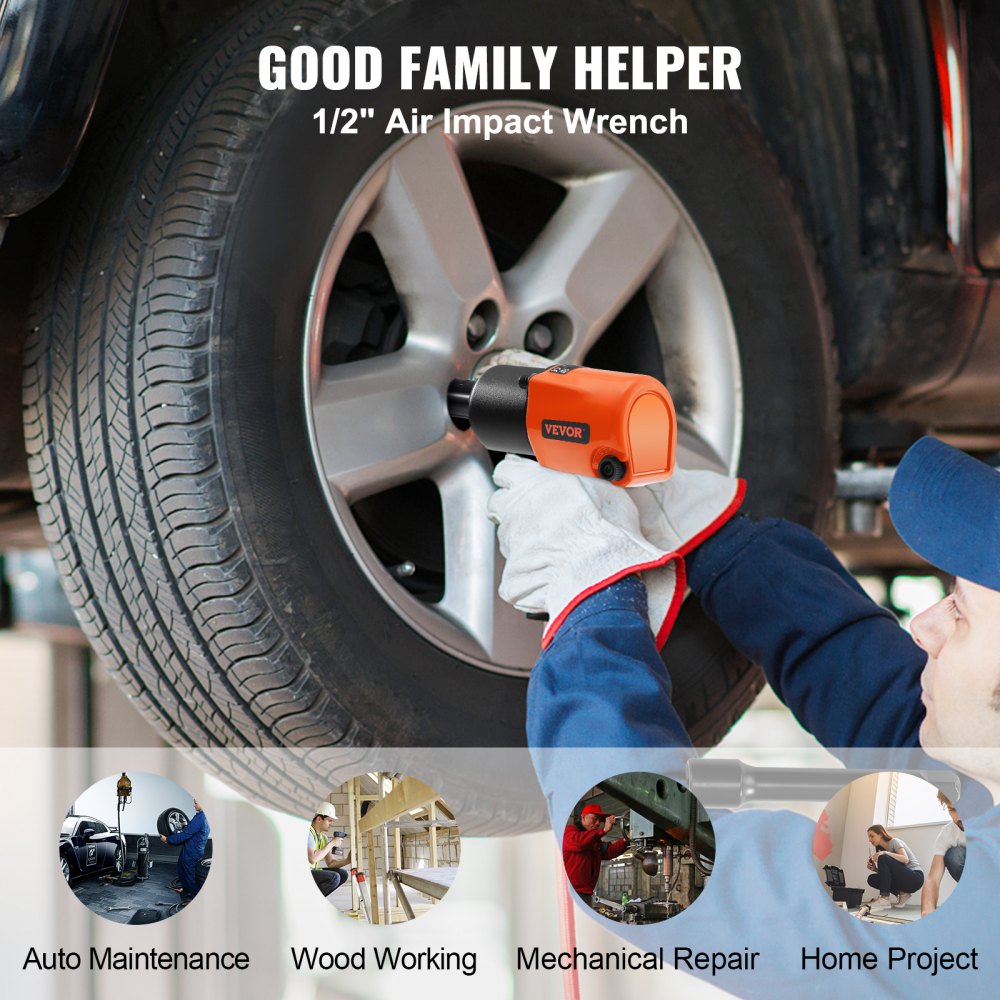 VEVOR Air Impact Wrench, 1/2