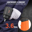 VEVOR Air Impact Wrench, 3/8-Inch Drive Air Impact Gun, Up to 690ft-lbs Nut-busting Torque, Lightweight Pneumatic Impact Wrench for Auto Repairs and Maintenance