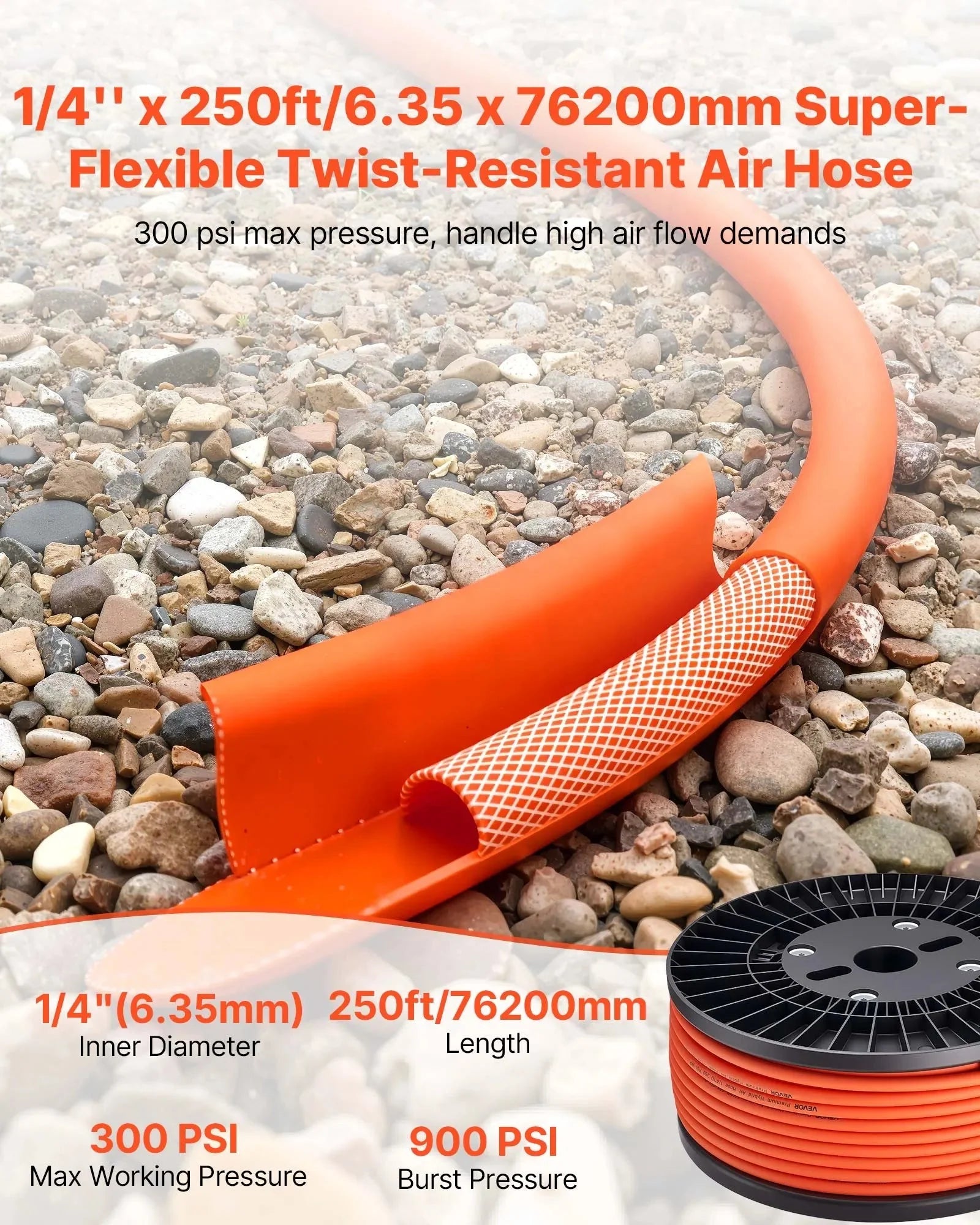 VEVOR Air Hose, 1/4