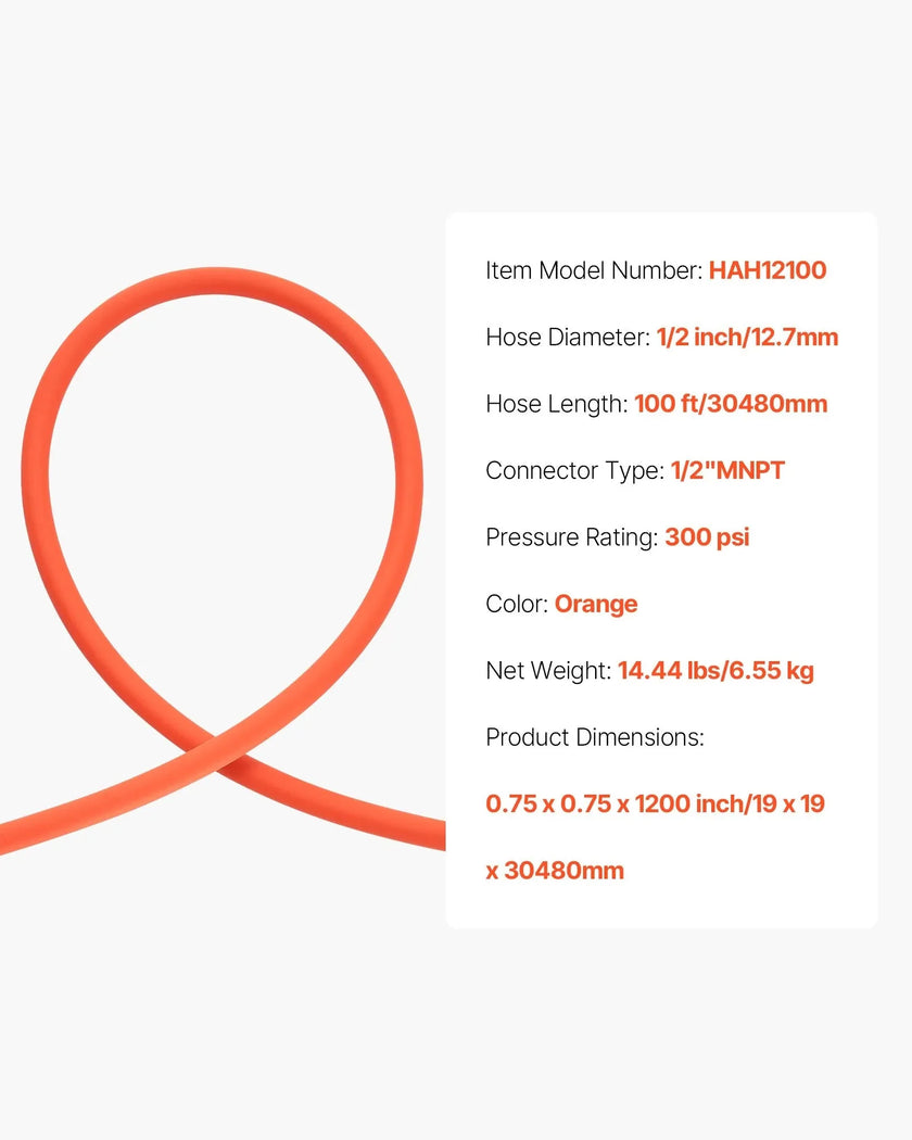 VEVOR Air Hose, 1/2