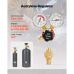 Air Acetylene Torch Kit with 4 Welding Tips, CGA200 Regulator, 11.8 ft Rubber Hose & Cylinder Adapter for Brazing, Soldering, Heating & Metalworking