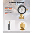 VEVOR Air Acetylene Torch Kit with Self-Lighting PL-8A Tip, CGA200 Regulator & 11.8 ft Hose