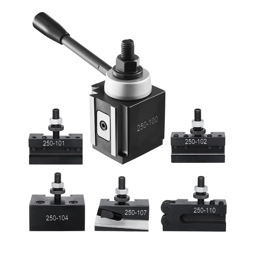 VEVOR Quick Change Tool Post Set 6 Pcs Lathe Tool Holders for 6