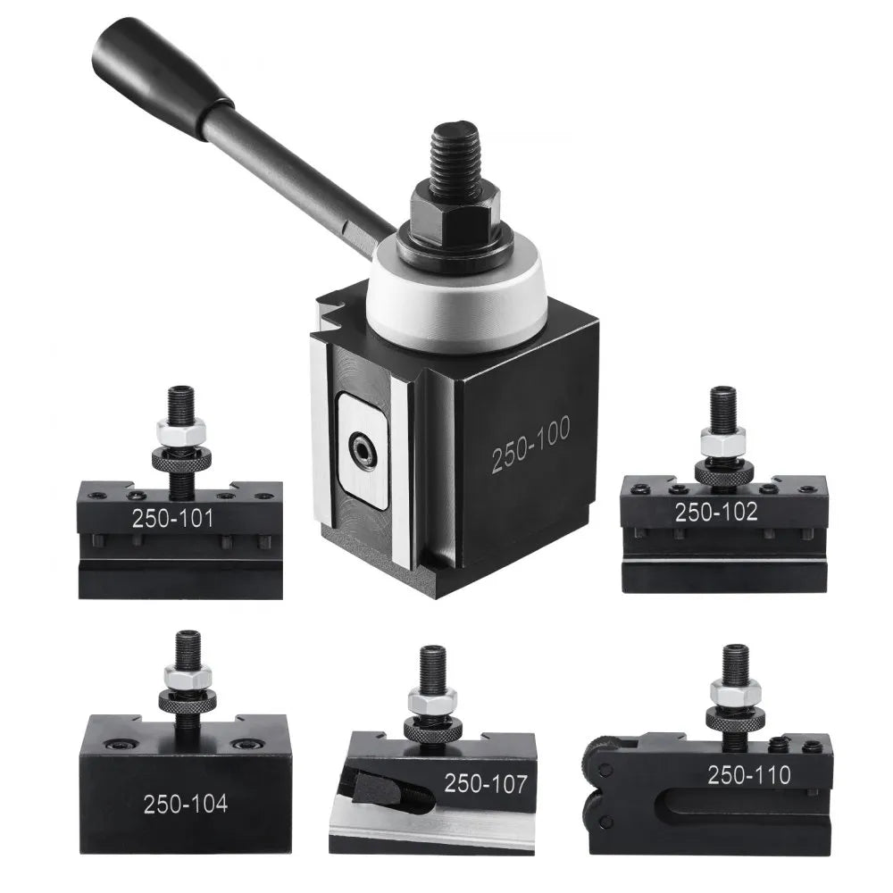 VEVOR Quick Change Tool Post Set 6 Pcs Lathe Tool Holders for 6