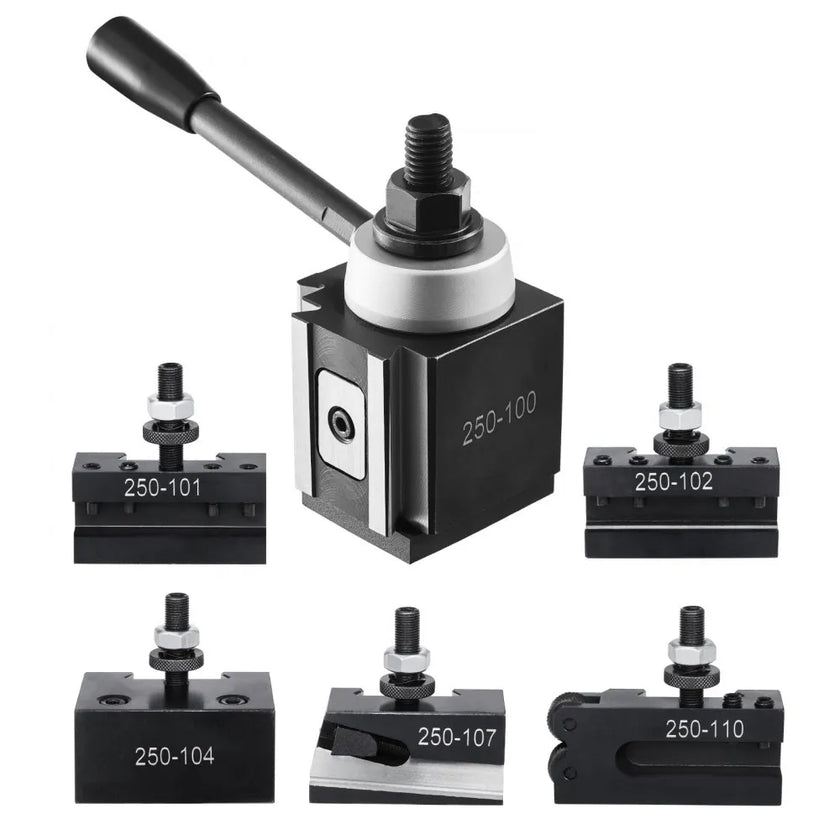 VEVOR Quick Change Tool Post Set 6 Pcs Lathe Tool Holders for 6