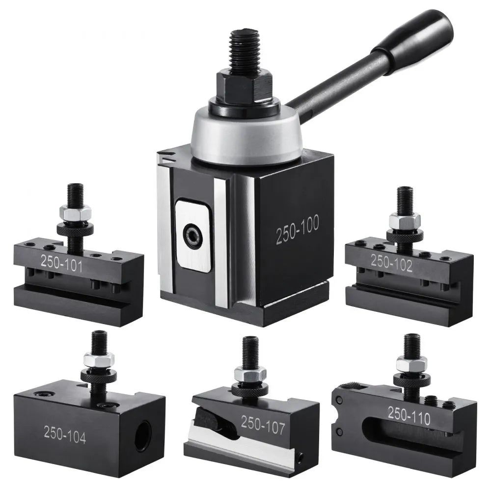 VEVOR Quick Change Tool Post Set 6 Pcs Lathe Tool Holders for 6
