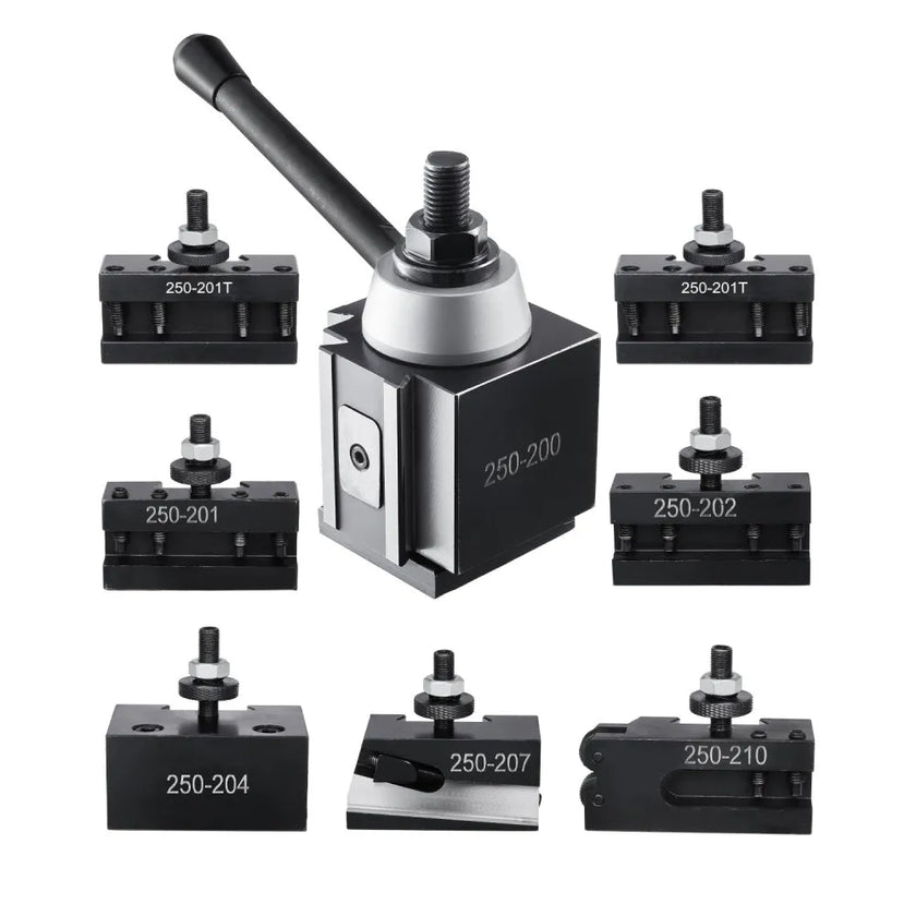 VEVOR Quick Change Tool Post Set 8 Pcs Lathe Tool Holders for 10