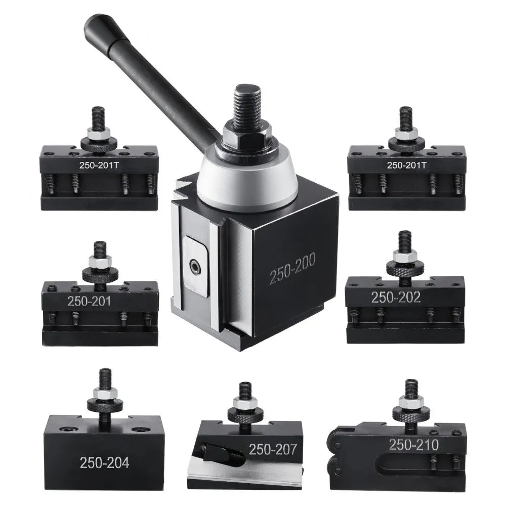 VEVOR Quick Change Tool Post Set 8 Pcs Lathe Tool Holders for 10