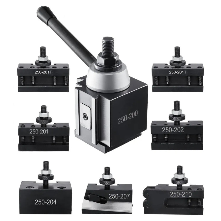 VEVOR Quick Change Tool Post Set 8 Pcs Lathe Tool Holders for 10