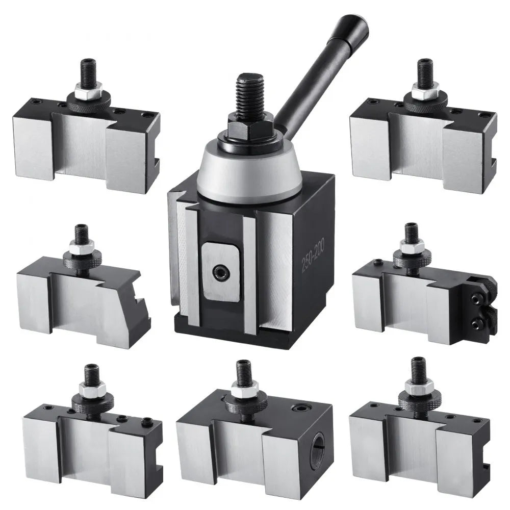 VEVOR Quick Change Tool Post Set 8 Pcs Lathe Tool Holders for 10