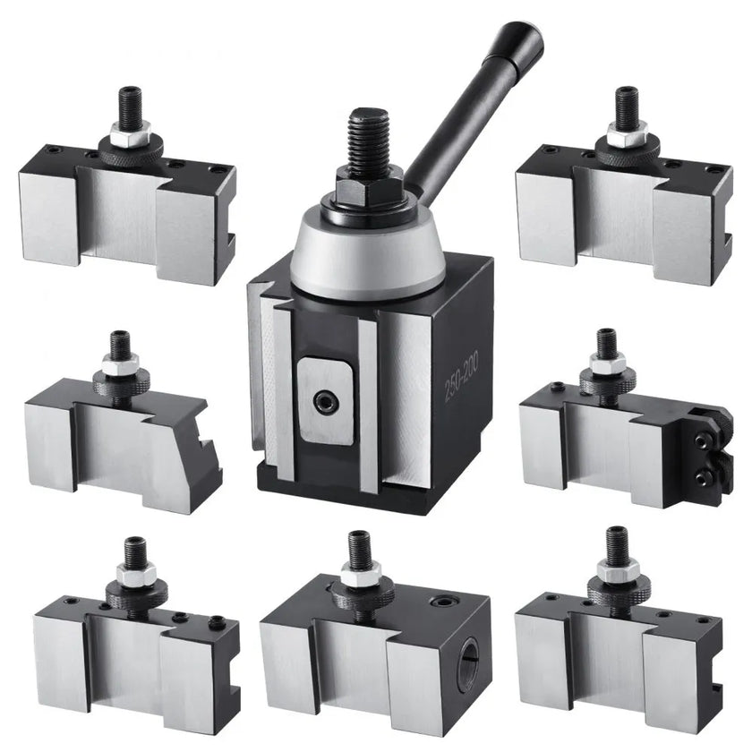 VEVOR Quick Change Tool Post Set 8 Pcs Lathe Tool Holders for 10