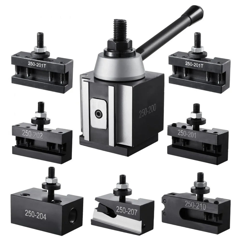 VEVOR Quick Change Tool Post Set 8 Pcs Lathe Tool Holders for 10