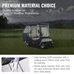 VEVOR Golf Cart Enclosure, 420D Polyester Driving Enclosure with 4-Sided Transparent Windows, 4 Passenger Club Car Covers Universal Fits for Most Brand Carts, Sunproof and Dustproof Outdoor Cart Cover