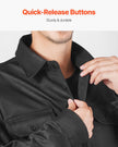 VEVOR Flame-Resistant Welding Jacket M Size 7oz FR Cotton Welding Safety Jacket