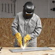 VEVOR Flame-Resistant Welding Jacket 7oz FR Cotton Welding Safety Jacket XL Size