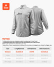 VEVOR Flame-Resistant Welding Jacket 7oz FR Cotton Welding Safety Jacket M Size