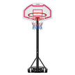 VEVOR Portable Basketball Stand, 5.2 to 6.9 ft Height Adjustment Basketball Hoop & Goal, Kids Adjustable Basketballs Hoop with Nylon Net & Rolling Wheels, Portable Backboard Set for Patios, Poolside