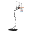 VEVOR Portable Basketball Stand, 5.25 to 10 ft Height Adjustment Basketball Hoop & Goal, Portable Basketballs Hoop with 48 inch PC Backboard & Wheels for Kids, Teens, Adults in Driveways, Pools