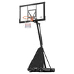 VEVOR Portable Basketball Stand, 10 ft Height Adjustment Basketball Hoop & Goal, Basketballs Hoop Outdoor with 50 inch PC Backboard for Kids, Adults in Schools, Parks, Indoor & Outdoor Use