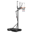 VEVOR Portable Basketball Stand, 10 ft Height Adjustment Basketball Hoop & Goal, Portable Basketballs Hoop with 54 inch PC Backboard & Wheels for Kids, Teens, Adults in Driveways, Pools, Schools