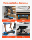 VEVOR Aerobic Exercise Step Platform Adjustable Workout Stepper 4 Riser Blue